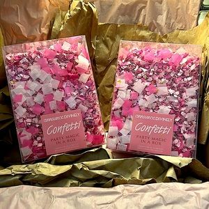 Pink party confetti!